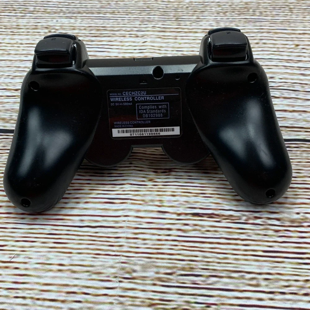 Sony PS3 Wireless Controller CECHZC2U Black‎ Playstation 3 Gamepad UNTESTED